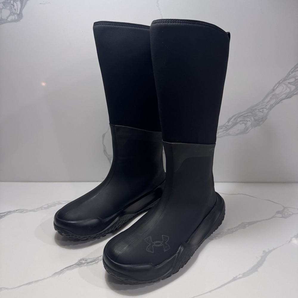 Under Armour Mud Freak Waterproof Boots Black 6000764-001 Mens Size 11